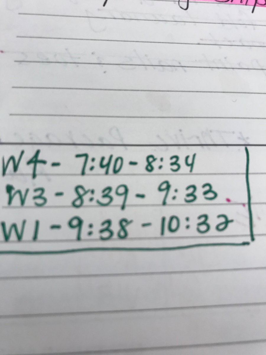 CoachmanchFB's tweet photo. WHS 1/2 day today! Here are the times! #ThanksgivingWeek https://t.co/Wu86L68oJ2