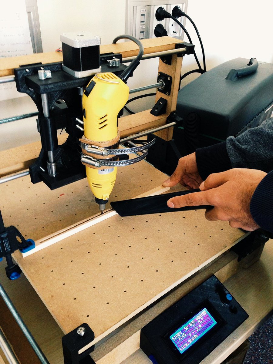 FabLab_EEBE's tweet photo. Look what we've got working today! THANK YOU BISNU!!! (for reparing it ;)) https://t.co/K8RS6JPz4f