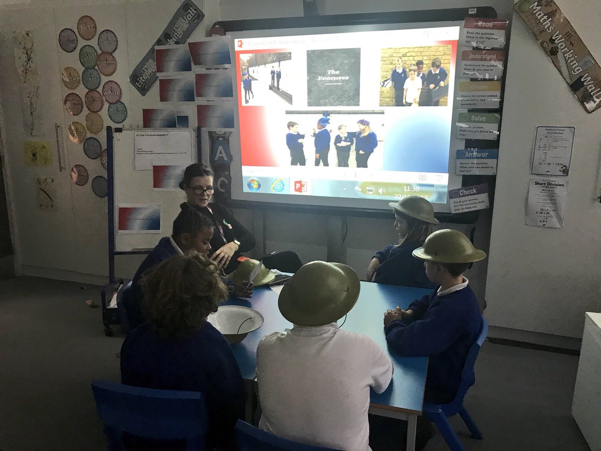 OATBridge1's tweet photo. What an amazing lesson by Miss Corinne!! We’ve been learning about #empathy in the context of the world wars...Private Ryan had some amazing knowledge! #tbap17 #history #Behaviour4Learning https://t.co/YiwbRjECGb