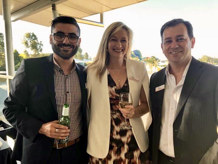 BuzzWebMedia's tweet photo. Team Buzz #chillin by the #beach at @SydHillsChamber #Business After 5 #event! 😎 

Such a fabulous event space at @wetnwildsydney! 🏖

#networking #social #network #business https://t.co/t5yLrG3p81