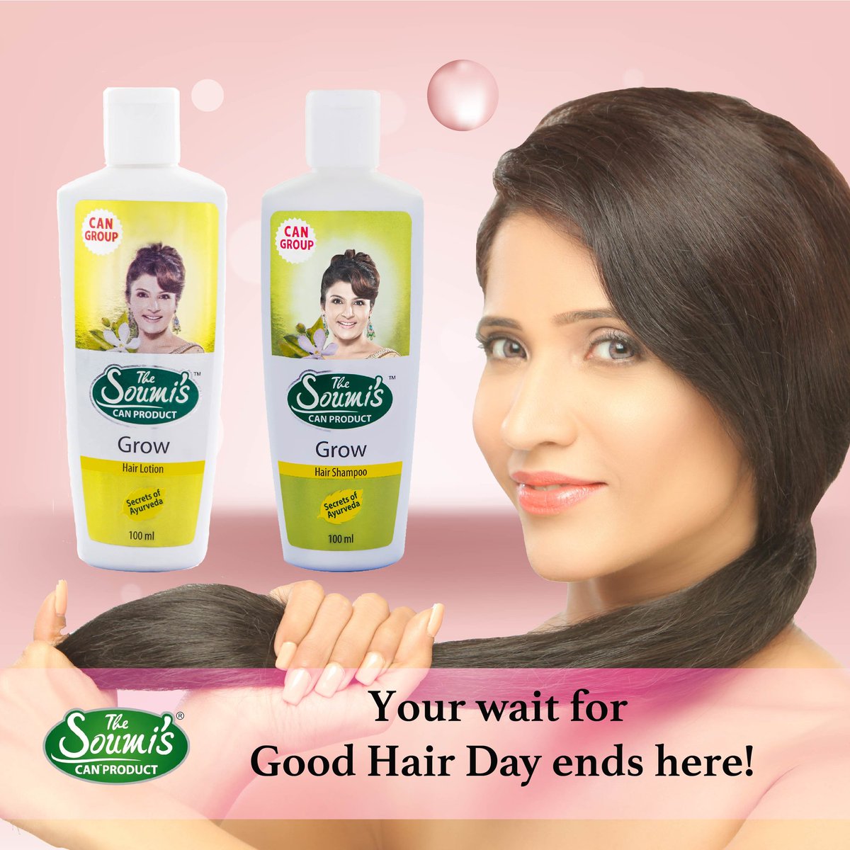 SoumisCan's tweet photo. Be it dandruff or hairfall problem, we are here to sort you out!
Use Our Can Grow Shampoo and Can Grow Lotion, and flaunt your hair like never before!

#TheSoumisCanProduct #TheSoumisHerbalProduct #TouchOfNature #HairCare #BeautyAtItsBest https://t.co/B8tSGtZm4k