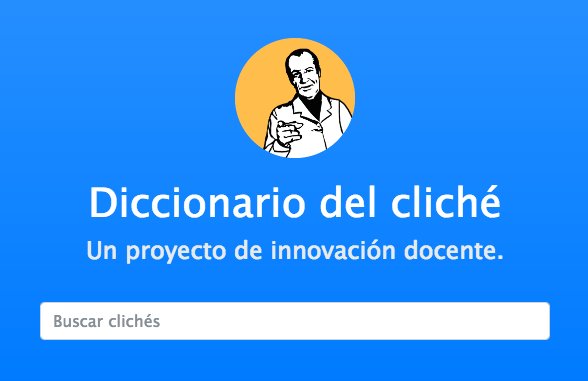 jagaraviles's tweet photo. "Llevarse el gato al agua, un balón de oxígeno, la fiesta de la democracia"...
En @PeriodismoUMH hemos identificado más de 3.500 clichés y hoy lanzamos el #DiccionarioDelCliché para quienes desean usar el lenguaje correctamente.
¡Ayúdanos a difundirlo! https://t.co/ZYj8va7KDm https://t.co/bFpuMSAjBP