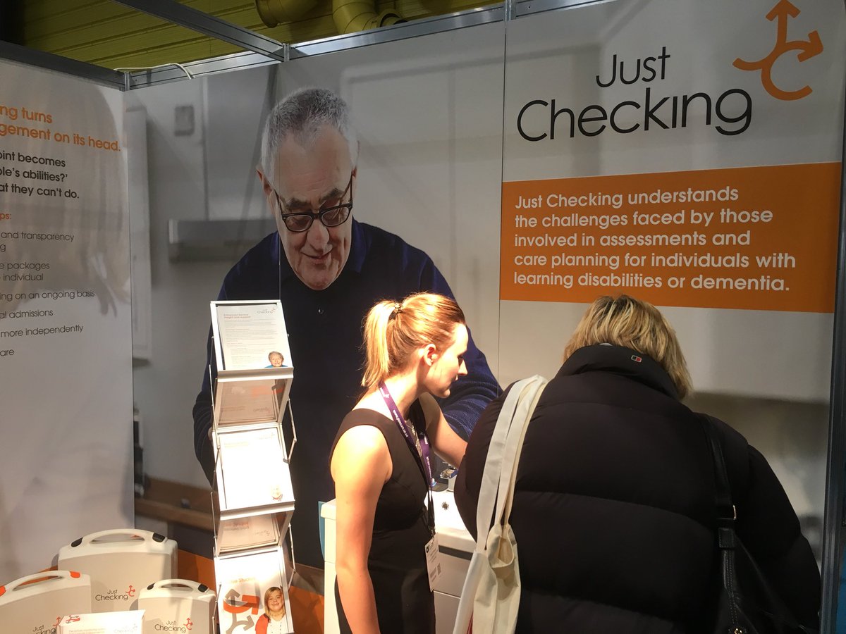 justchecking's tweet photo. We’re at the #otshow2017 today. Come and say hello and have a go on our Daily Living System. Stand F80 https://t.co/hCkpZpWA3T