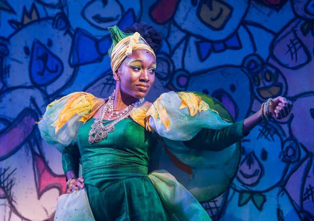 ScoroseUpdate's tweet photo. Our fantastic @CherrelleSkeete as the Fairy Godmother in Jack and the Beanstalk! Playing at the @LyricHammer until 6th Jan.

Photo by Tristram Kenton.
#LyricPanto https://t.co/Vmmha6SkTr