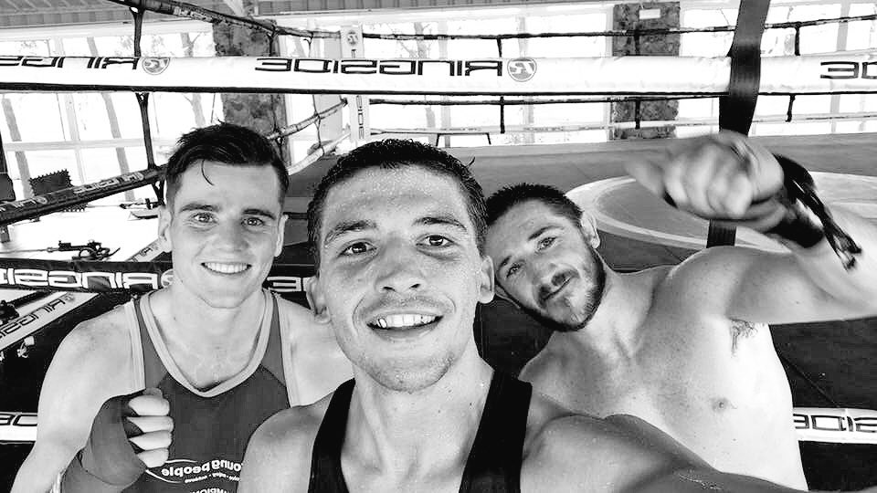 OneRyanWheeler's tweet photo. More World Class Sparring today with @leeselby126 & @JazzaDickens10 then an interview with @IFLTV here at Ingle gym fuerteventura https://t.co/V2dUNm0vTf