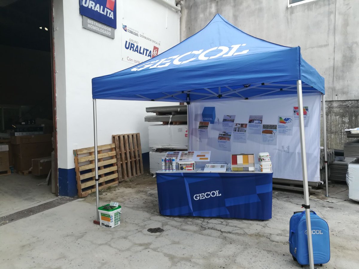 GECOLoficial's tweet photo. Punto de Venta Activo en Saneamientos Currucho, Noya (La Coruña) con @ARegueiraGECOL y su Gerente #GECOLequipo #SiempreCerca #PVAgecol https://t.co/pydptRwhOY