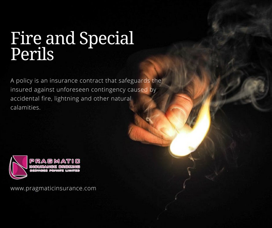 PragmaticPvtLtd's tweet photo. #Fire & #Special Perils #policy is an #Insurance contract that safeguards insured against unforeseen contingency caused by accidental fire, lightning and other natural calamities
Visit @ https://t.co/0quoPYpzK5
#InsuranceBrokingServices #InsuranceCompanies #InsuranceHyderabad https://t.co/TdmesIvqbU