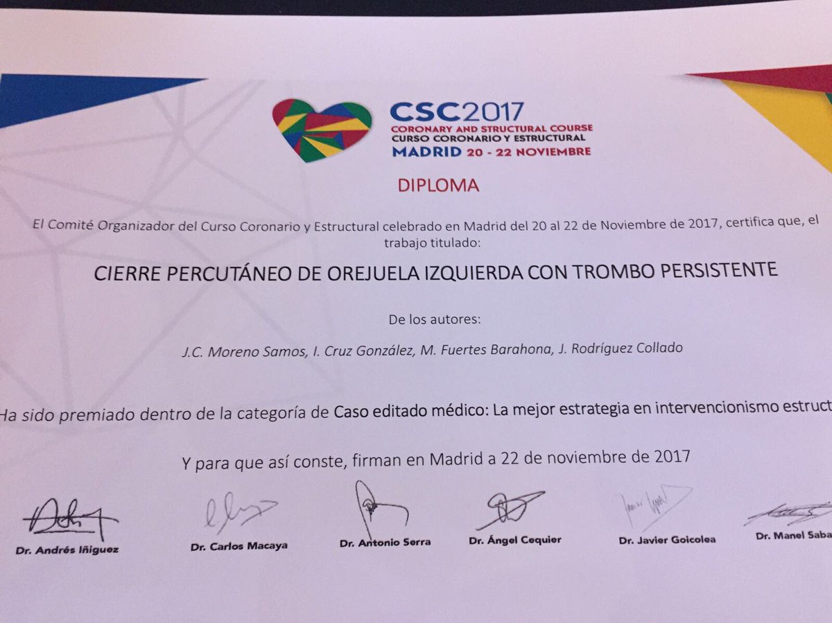 icruzgonzalez's tweet photo. Felicidades @JCMSamos  #CSC2017 https://t.co/N7jLQ6N0Th