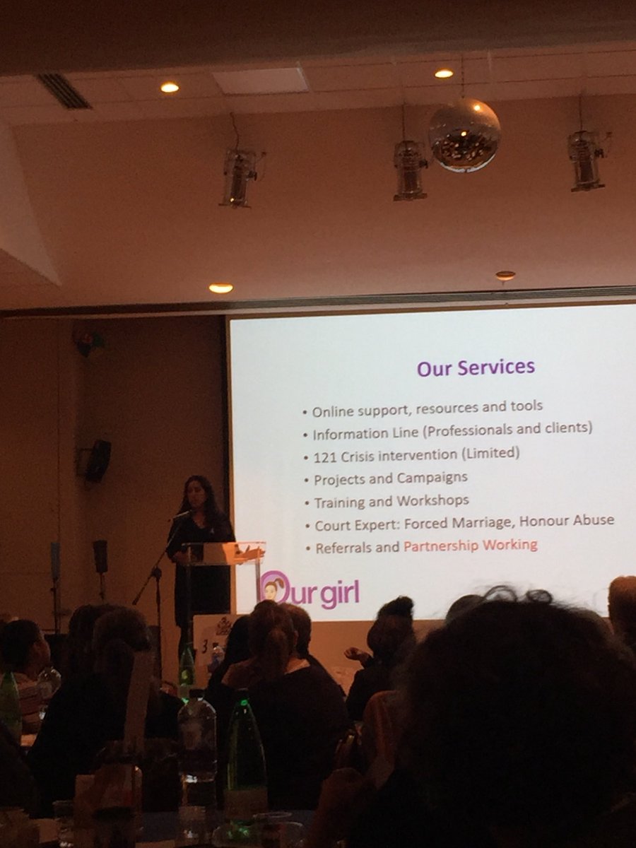 Polly Harrar from <a href="/Sharan_Project/">The Sharan Project</a> discussing the #ourgirluk project #Hillingdon #whiteribbonuk #prevention #partnership