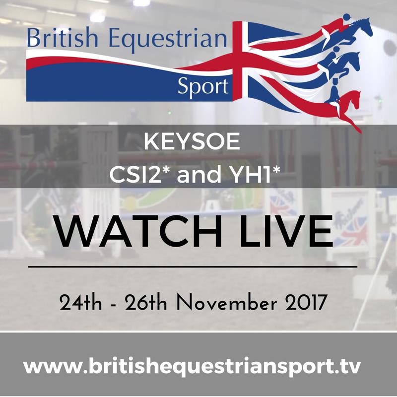 BritShowjumping's tweet photo. The @keysoe CSI** International gets underway on Friday 24th November and you can watch the show live on https://t.co/M8eSGnuMFs. The live stream kicks off at 8.30am with the CSIYH1* 5YO 1.10m. Stay tuned to this page too for the latest updates. #showjumpinglive https://t.co/kznTnJJZCl