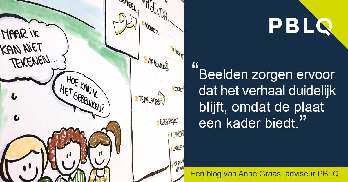 Collega Anne Graas vertelt in haar blog wat #graphicfacilitation kan opleveren. Het is een goed hulpmiddel om mensen met elkaar problematiek te laten verkennen, dichter bij elkaar te brengen en tot oplossingen te komen. Lees hier hoe: goo.gl/fh3z7p