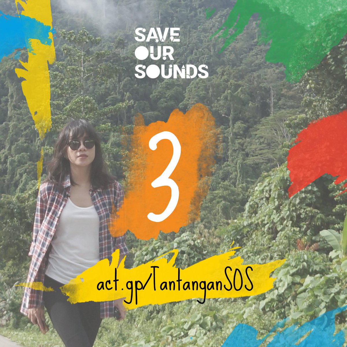 GreenpeaceID's tweet photo. TINGGAL 3 HARI LAGI!
Klik https://t.co/EMY8WGuie9 dan segera ambil kesempatan berperan menjaga hutan Indonesia dengan cara seru bareng #SOSForests dan DJ NInda Felina! https://t.co/cgBdlsnjKQ