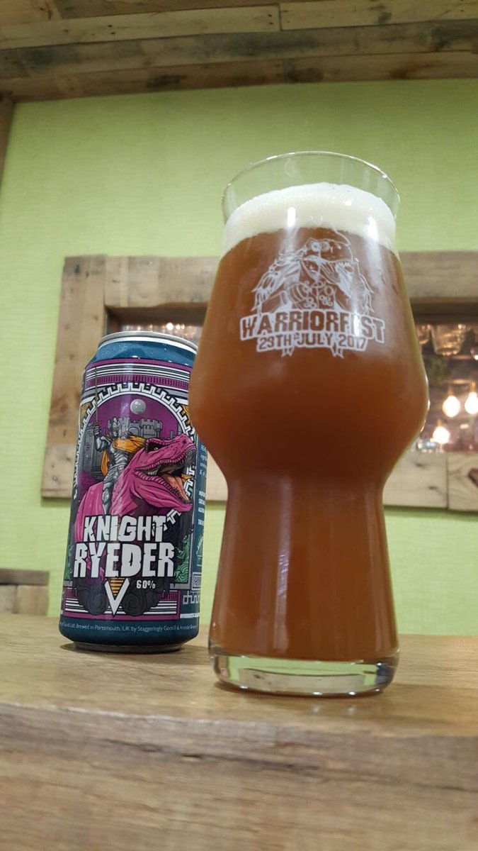 ArundelBrewery's tweet photo. Our @StaggeringBeer collab is back! #KnightRyeder Canning today and new in 440ml can! https://t.co/oxm0GSUAZs