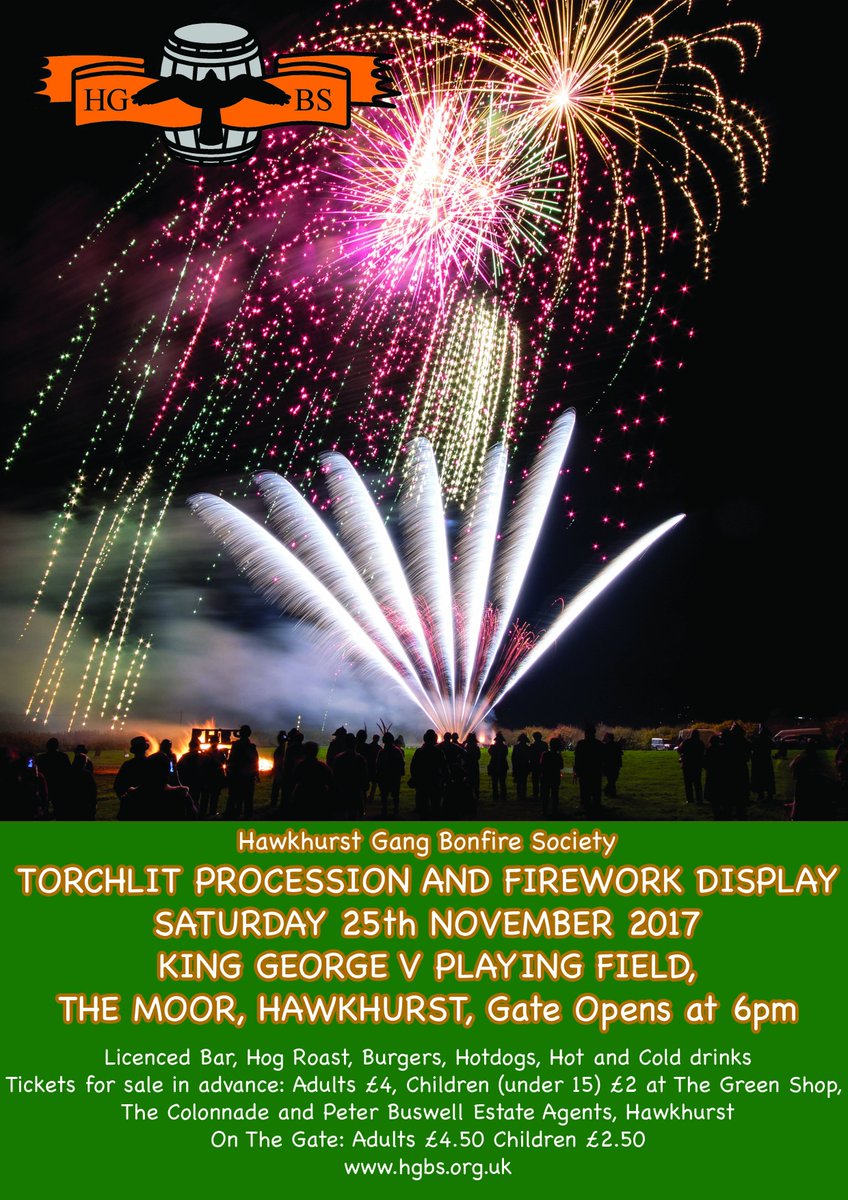 The Torch light procession will start just after 7pm when the road closure comes in. Who's looking forward to it.