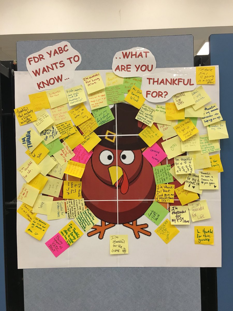 JulioPenaNY's tweet photo. We asked students what are they thankful for before we broke bread together last night. My heart is warm but also distraught. All this could be taken away if @NYCSchools slashes our funding. #SaveYABCs #NYCneedsYABCs https://t.co/nx8fOEgqy0