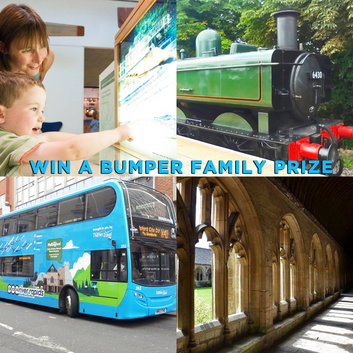 RiverRapidsBus's tweet photo. Have you entered our competition yet?! WIN a bumper family day out! Head to our Facebook page for details 😊 https://t.co/5MtgpZmItP #Competition #WinItWednesday #Oxford #Reading https://t.co/Fg9UQdHvM3