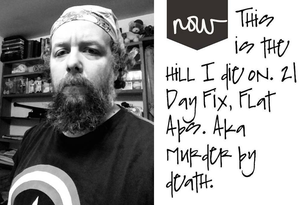 DaveMitchner's tweet photo. #21dayfix #flatabsfix #beachbodyondemand the hill I die on. https://t.co/J4mDDKQSvk https://t.co/LtBJWkxSZJ