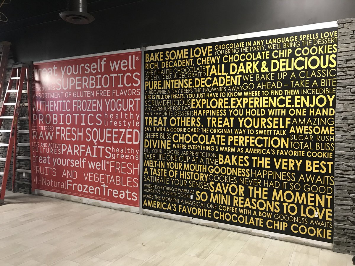 thewrapshark's tweet photo. Wall wrap with @ADGraphics_NA printed wall material @twsgraphics @MrsWrapShark for Red Mango Tech Center. https://t.co/pfRzuk68Sw
