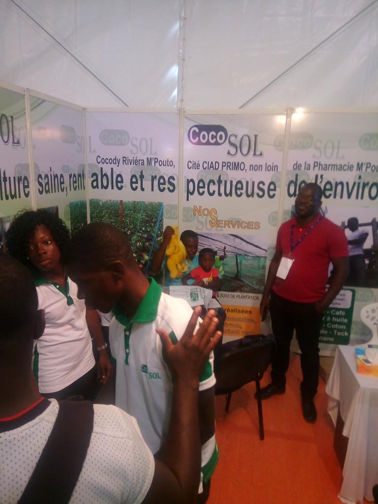 FlavienChris's tweet photo. @SARA_Abidjan #CocoSol pour une agriculture saine, rentable et respectueuse de l'environnement. https://t.co/D2DI3JVvD3