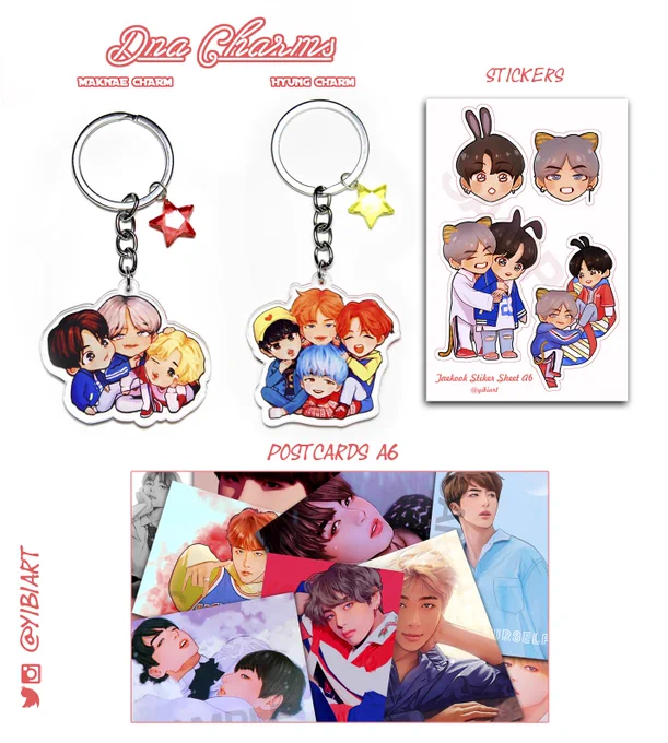 [RT?] My charms, stickers and prints are now up for pre-order on my store!
?https://t.co/kmQqmbXNqN
? PRE-ORDER open until Dec. 14 
? Shipped out Late Dec./early Jan. 