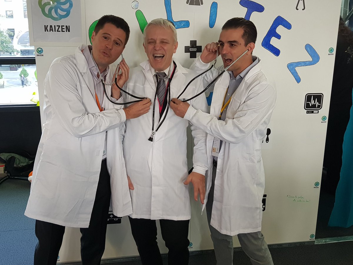 AVuillamy's tweet photo. Kaizen Founders at #AgileGrenoble https://t.co/FbaxhVoUcr