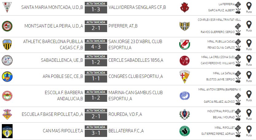 CanMasRipollet's tweet photo. Resultados Jornada 10
Can Mas Ripollet VS Bellaterra https://t.co/dURyuaEtdm