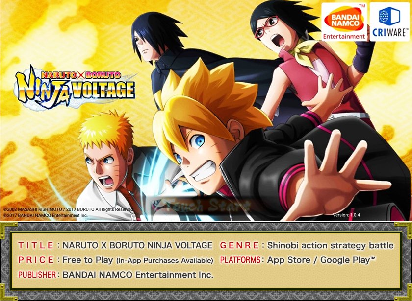 Let's Play! Game Naruto x Boruto Ninja Voltage (BORUTAGE) versi global resmi dirilis! Silakan cek &amp; mainkan di perangkat Android/iOS kalian!!
