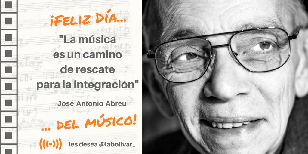 #22noviembre #DiadelMusico  felicitamos a quienes hacen, enseñan y disfrutan la música, "camino de rescate para la integración"