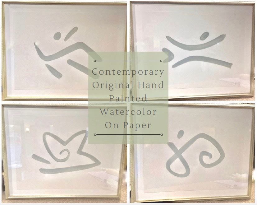 fredreedframes's tweet image. Contemporary original hand painted watercolor on paper placed inside Our 1" Custom Silver Leaf Frames. Call Now (404)824-0076