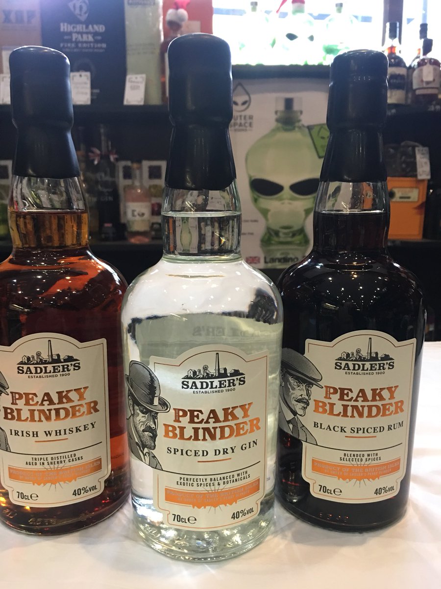 #peaky blinder #irish whisky #spicedgin #blackspicedrum