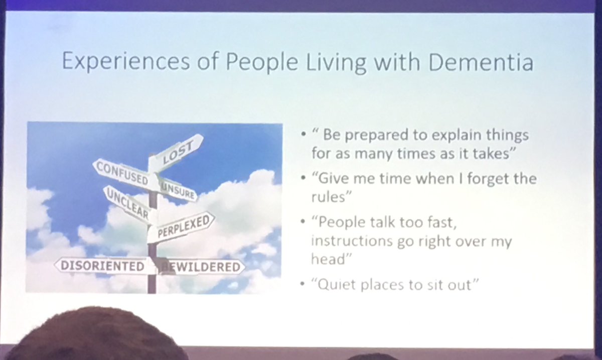 Thoughts from people living with dementia on engaging in physical activity...great advice straight from the horses mouth! #BGSConf <a href="/MEHT_StanSays/">Stan Falls</a>  <a href="/jgreendementia/">Julie Green</a> @MEHT_OT <a href="/CarolineSOT/">Caroline Sotak</a> @MEHTloveNURSING