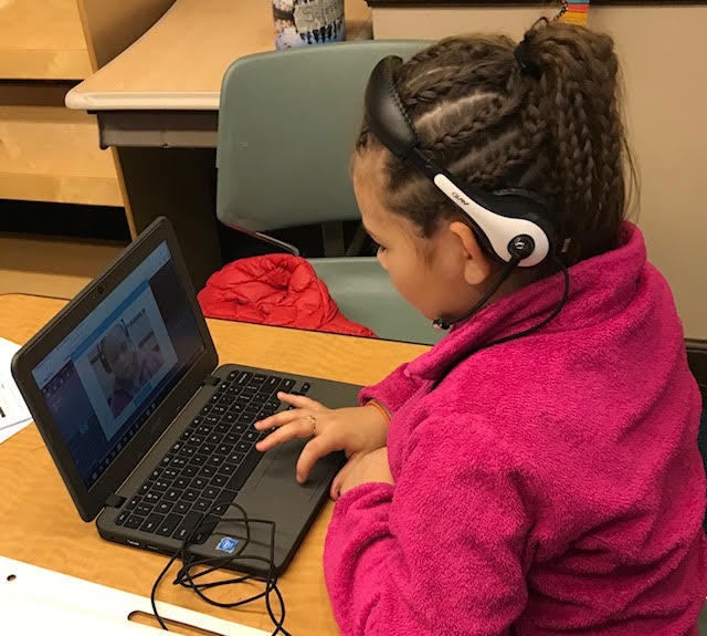 JudyVizard's tweet photo. Gr5 Students @WhittemoreBuzz were so excited (and focused) to use WeVideo for their monologues! #WalthamEdTech @KristieHanley https://t.co/jTjprtPnMn