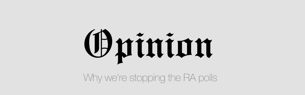 .<a href="/residentadvisor/">Resident Advisor</a> arrête ses classements annuels. 
Les raisons de cet arrêt 👉 bit.ly/2hLQakI