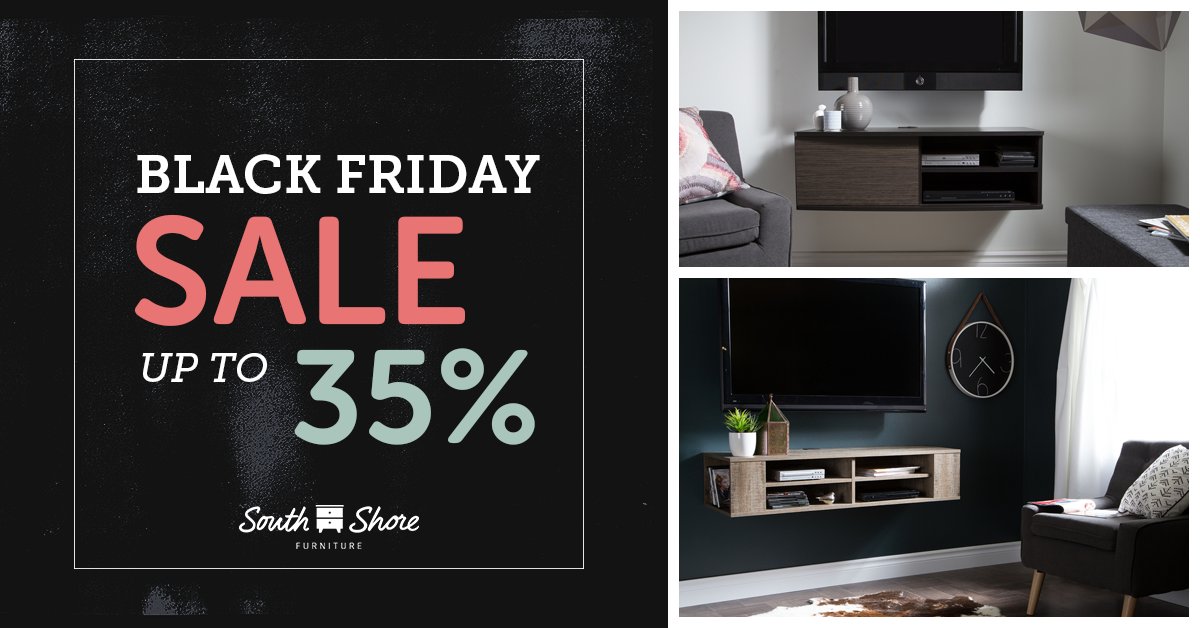 BLACK FRIDAY SALES ARE HERE!
Save up to 35% on selected TV stands.
🛒➡goo.gl/MPjwfz  
#blackfriday #sale #deals