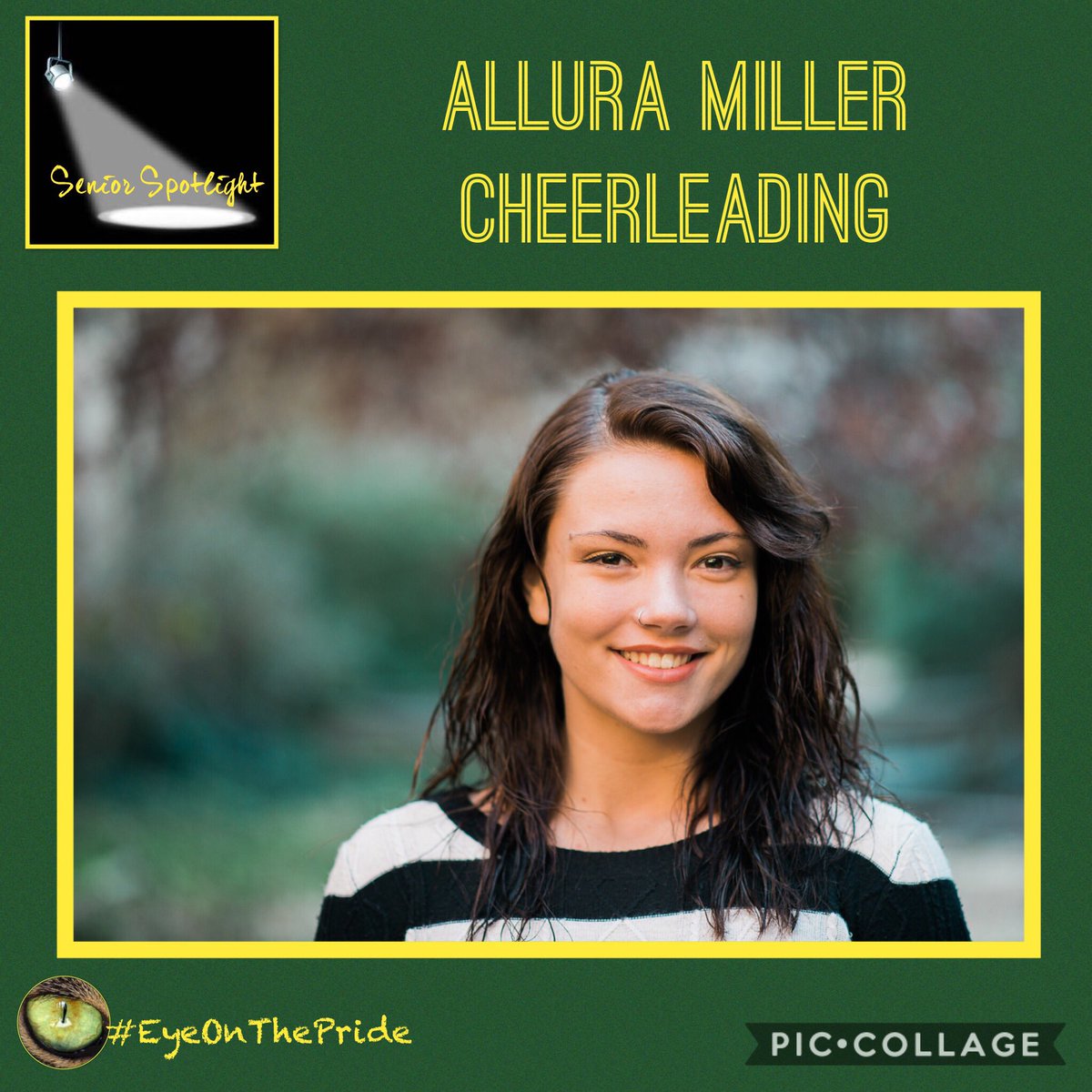 SENIOR SPOTLIGHT: Allura Miller - Cheerleading
Read here: facebook.com/permalink.php?…
#EyeOnThePride <a href="/pinelandscats/">Pinelands Wildcats</a> <a href="/pinelandsjhs/">Pinelands JHS - Eric Pschorr</a> <a href="/CatAthletics/">Pinelands Athletics</a> <a href="/PinelandsCheer/">Pinelands Cheer💚💛</a>
