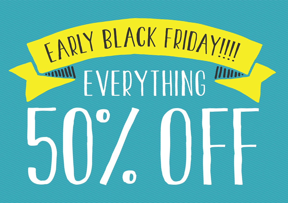 Dee_n_Do's tweet photo. Black Friday starts early - 50% off everything!!
We want to reward our customers and followers by having a half price sale on all our stock + free postage. This offer is on a whole month - or until stocks last, so be quick!! Visit https://t.co/0pgGdZ8ngy to grab a bargain! https://t.co/QiJ0b77C33