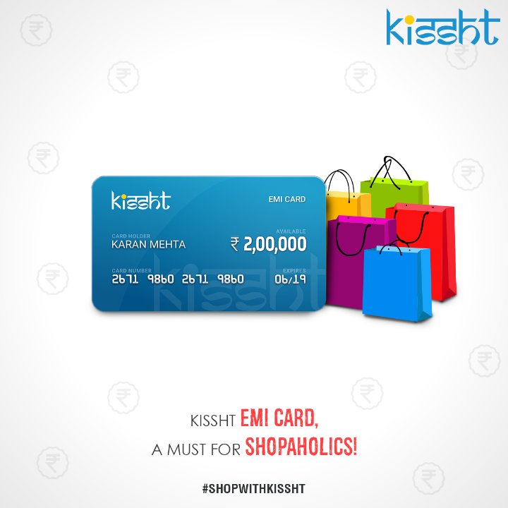 Kissht_EMI's tweet photo. With Kissht EMI card, you can shop from more than 50 portals & 3000+ offline stores across India!
Download #Kissht App now: https://t.co/QJF71dPwSD
#NoCreditCardRequired #60secApproval #EMI #ShopWithKissht https://t.co/eMirA2HTok