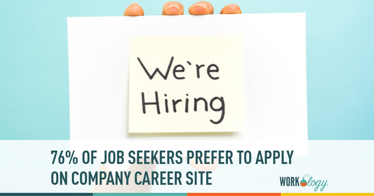 workology's tweet photo. 76% of #JobSeekers Prefer to Apply on Career Site vs. Job Board https://t.co/cLaax9Jhb8 #jobs #jobsearch #hr #shrm https://t.co/uUUCSn9mjy