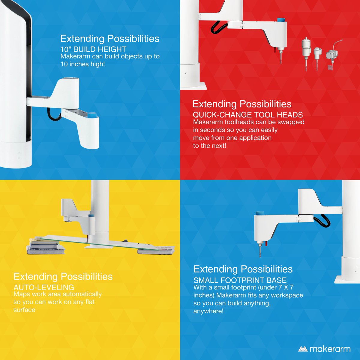 makerarm's tweet photo. We're extending possibilities! #makerarm #3dprinting #desktopfabrication https://t.co/pt2mHO3zjR
