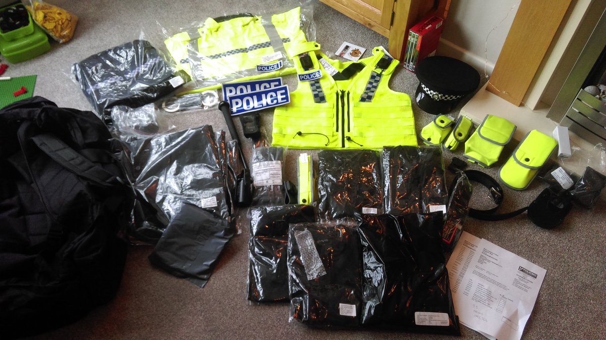 Gets a bit more real as each day passes! Picked up the kit..now to find space in the wardrobe! 5 more days until it starts!