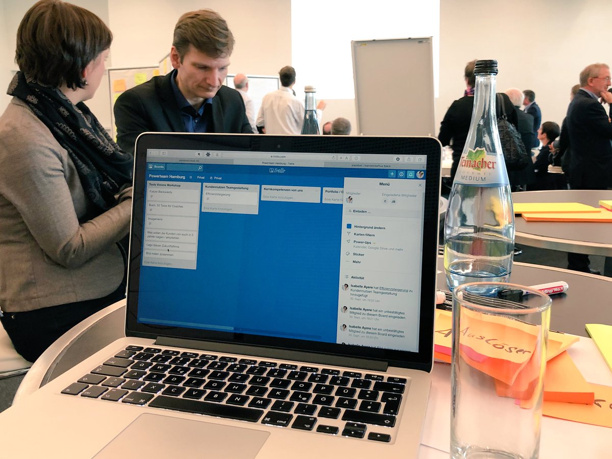 IsabelleAyere's tweet photo. #Qtag17 #Trello #evernote vernetztes arbeiten im Team, Methoden und Tools zur Wissensvermittlung und #Projektarbeit richtig einführen. Auch eine Frage der #Teamkultur. Danke für den intensiven Workshop! https://t.co/uFnQMIy0VN