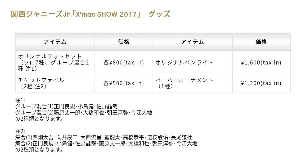 関西ジャニーズJr. X'mas SHOW 2017 ペンライト（関西ジャニーズ