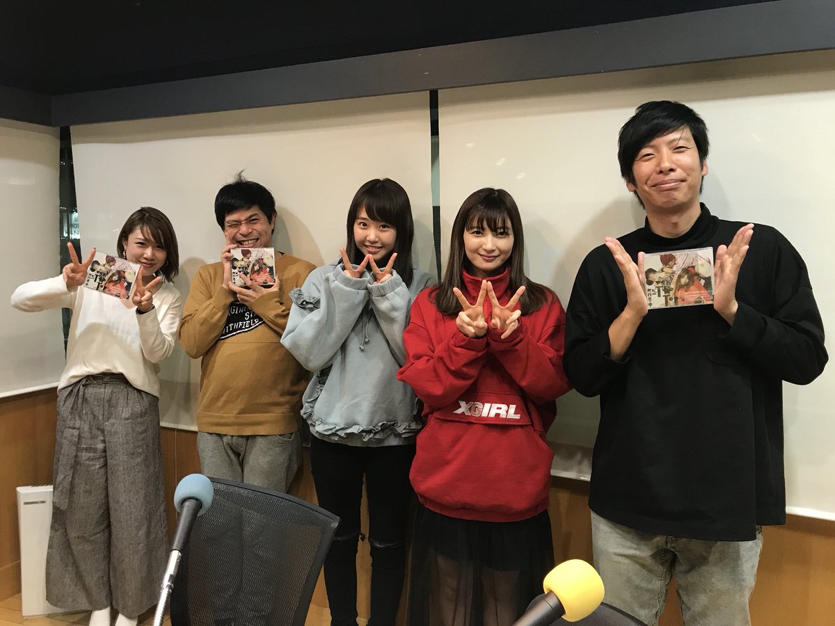 over_tt_staff's tweet photo. FMOH!「らじこー」生放送ありがとうございました！！
大阪のラジオ！！でした！

明日は阿倍野ロックタウンで対バンイベントです！こちらも是非！！

#ott
#overthetop
 #らじこー https://t.co/nOqOR7IkC1