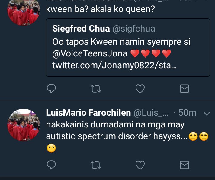 JakeZandJeremyG's tweet photo. @Luis_Farochilen @AbreganaSheila @VoiceTeensJona Ayan oh bago pa tayo magusap may sinabi ka ng ganyan lagot! https://t.co/ZxLkPTLoYO