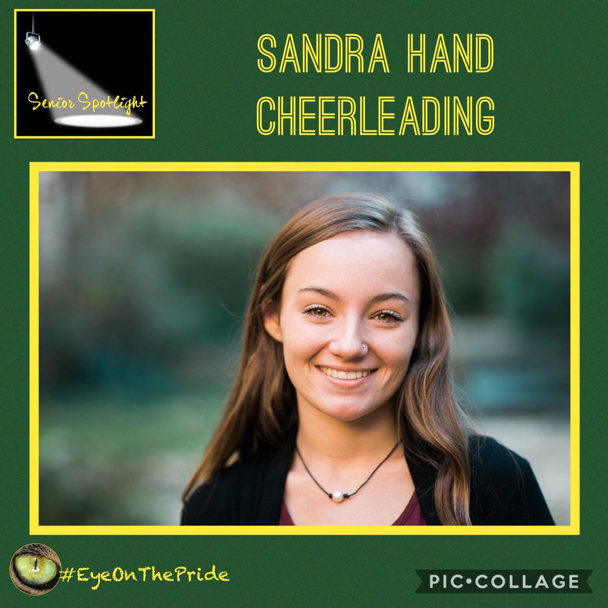 SENIOR SPOTLIGHT: Sandra Hand - Cheerleading
Read here: facebook.com/permalink.php?…
#EyeOnThePride  <a href="/pinelandscats/">Pinelands Wildcats</a> <a href="/pinelandsjhs/">Pinelands JHS - Eric Pschorr</a> <a href="/CatAthletics/">Pinelands Athletics</a> <a href="/PinelandsCheer/">Pinelands Cheer💚💛</a>