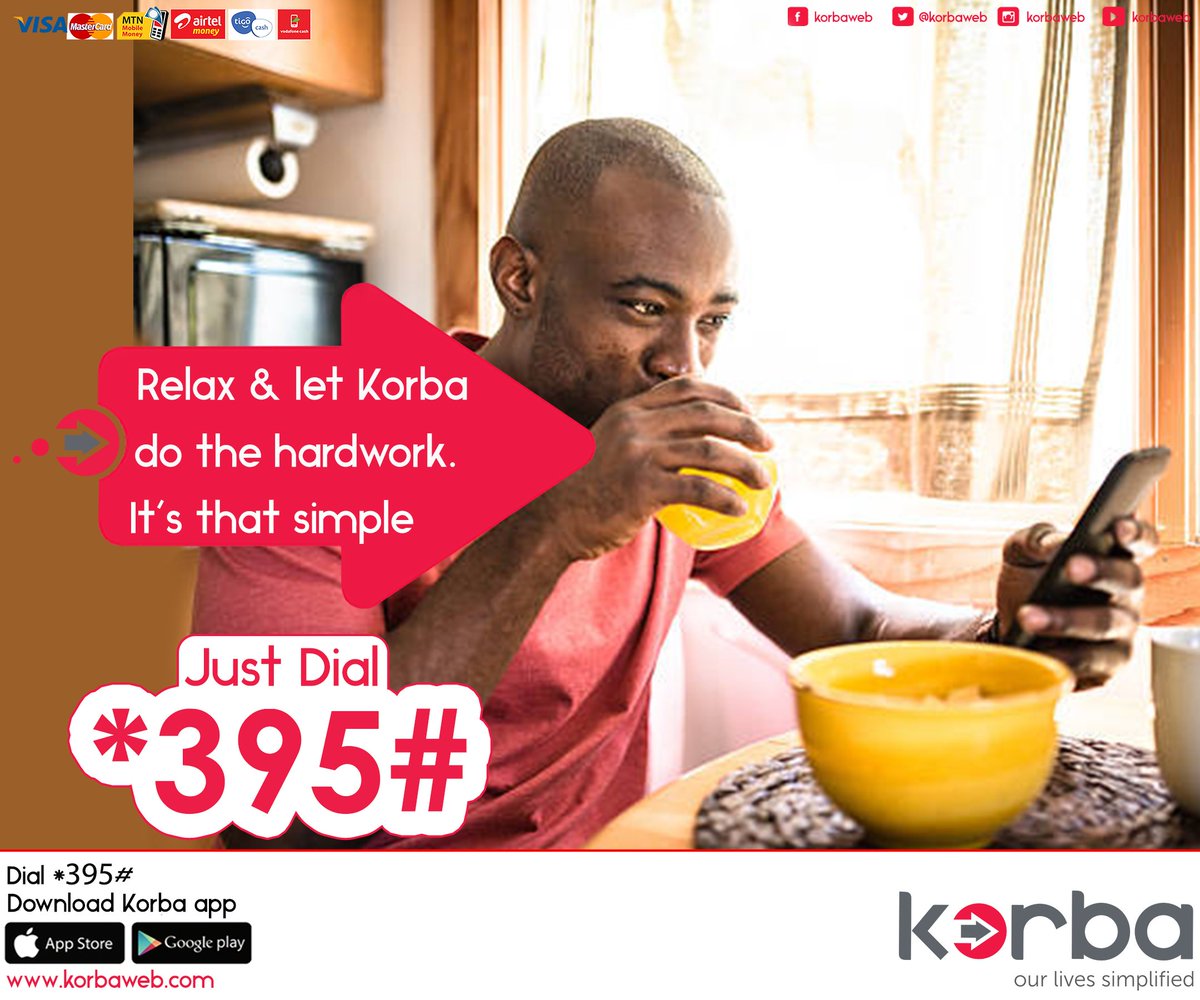Korba365's tweet photo. Send money, Buy Internet Bundles, Top up Airtime and make your payments with #Korba. 
#Korbaweb
#itsthatsimple
#usingisbelieving https://t.co/rDxSAOmDWn