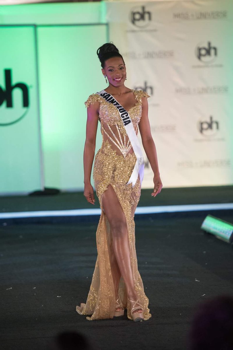 giological's tweet photo. Louise Victor, #MissUniverse #SaintLucia has effortlessly slayed the preliminary rounds! #EveningGown #Swimwear #NationalCostume #PersonalityInterview Even if she doesn't make it to the top 15 Saint Lucia is extremely proud of how amazing she was! 🇱🇨 https://t.co/vD3sbX59L8