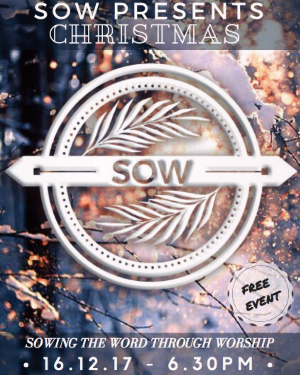SowEvents's tweet image. SOW Christmas event is on the 16th December 2017!! #sowedinburgh #liveevents #livemusic #christianmusic #lifechurchedinburgh