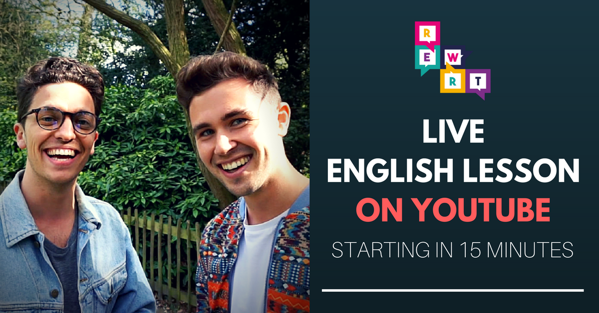 RealEnglish16's tweet photo. Join us on our YouTube Channel for a LIVE English conversation class in 15 minutes:
https://t.co/Kd7DMO7bAP https://t.co/Eckj0vUXvH