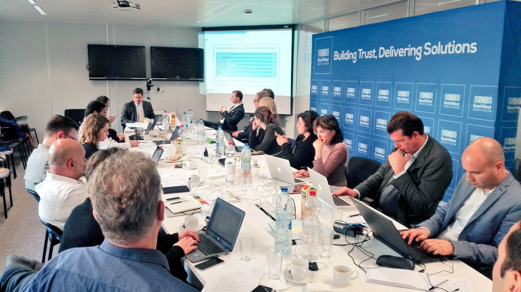 Ecommerce_EU's tweet photo. Interesting percentages presented by @PaulThomalla  about the impact of #blockchain in the #ePayments system:
27% on capital market
26% on legal
26% on #trade finance
9% on wholesale #payments 
9% on #retailpayments 
#Ecommerce https://t.co/GaTb1saOZv